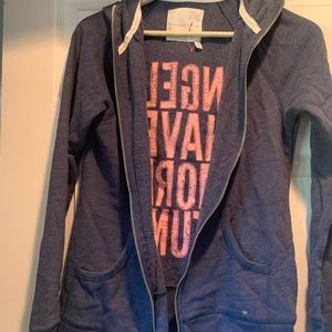 Pink Angel zip hoodie